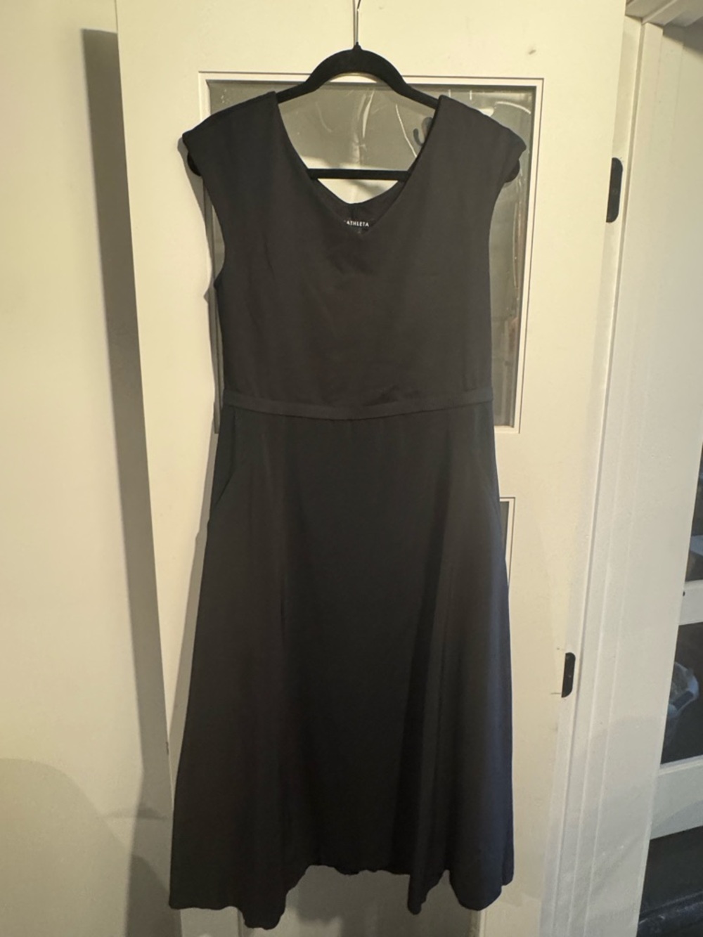 Athleta Black Midi Dress